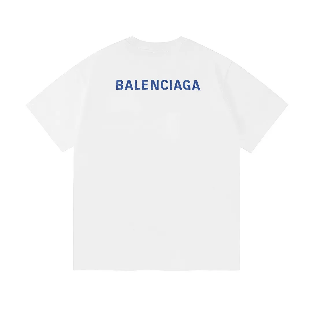 Balenciaga 2026 New Arrival logo Same Style t · 300 100％ · 32 · ：White Size：XS S M L